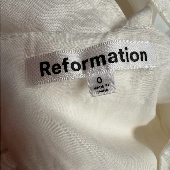 New Reformation Oaklyn Linen Dress - Picture 9 of 12